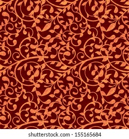 Elegant floral wallpaper - seamless pattern 