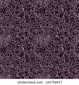 Elegant floral wallpaper - seamless pattern 