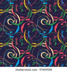 Elegant floral wallpaper - seamless pattern