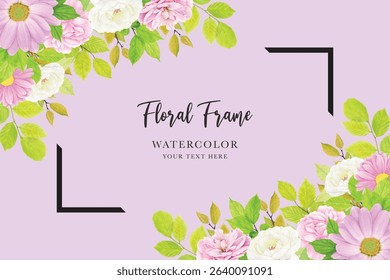 elegant floral wedding card set