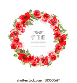 Elegant floral wreath, design element. Can be used for wedding, baby shower, mothers day, valentines day, birthday cards, invitations. Vintage decorative flowers