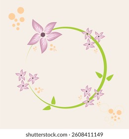 Elegant Floral Wreath with Soft Pastels