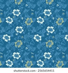 Elegant flower abstract design featuring vibrant petals, fluid shapes, and intricate patterns, blending soft gradients and bold colors for a modern artistic look.