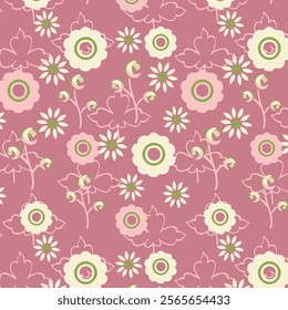 Elegant flower abstract design featuring vibrant petals, fluid shapes, and intricate patterns, blending soft gradients and bold colors for a modern artistic look.