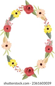 Elegant flower bouquet. roses and sunflowers on a white background. Illustrations for decorating cards and your other projects.