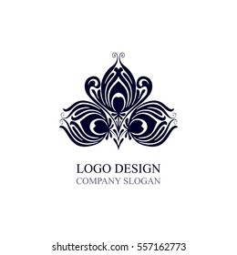 Elegant flower design element Vector. Flower Logo Design