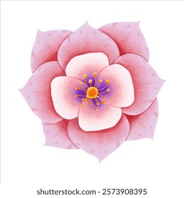 "Elegant flower in full bloom, showcasing vibrant colors and delicate details. Perfect for nature, beauty, and romance themes, capturing the essence of natural charm and grace."