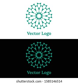 Elegant Flower Logo Template - Vector Illustration