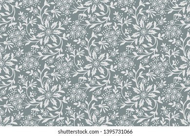 Elegant flower seamless pattern backgrounds