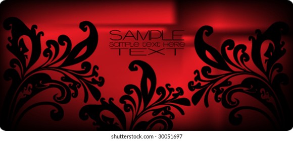 elegant flower vector background with space for your text