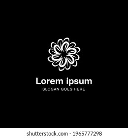 Elegant Flower Vector Logo Design Art EPS10