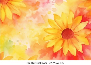 elegant Flower watercolor art background vector. Wallpaper design with floral paint brush line art. leaves and flowers nature design for cover, wall art, invitation, fabric, poster, canvas print.