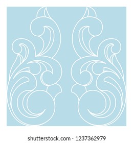 
Elegant flowing architectural decor