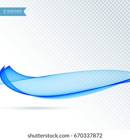 elegant flowing blue wave vector background