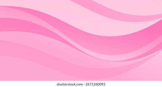 Elegante fondo de gradiente rosa que fluye. Abstracción clásica de fusión de color rosa y fucsia francés. Ilustración vectorial. EPS 10.