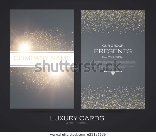Elegant Flyer Template Cover Booklet Greeting Stock Vector Royalty Free