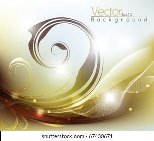Elegant foliage background in eps10 format