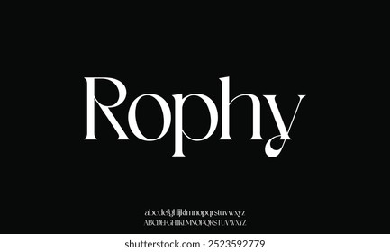 Elegant Font, aesthetic, Number. wedding font, Classic Lettering Minimal Fashion Designs. Typography modern serif fonts regular decorative vintage concept. vector illustration