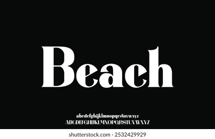 Elegant Font, aesthetic, Uppercase Lowercase and Number. wedding font, Classic Lettering Minimal Fashion Designs. Typography modern serif fonts regular decorative vintage concept. vector illustration