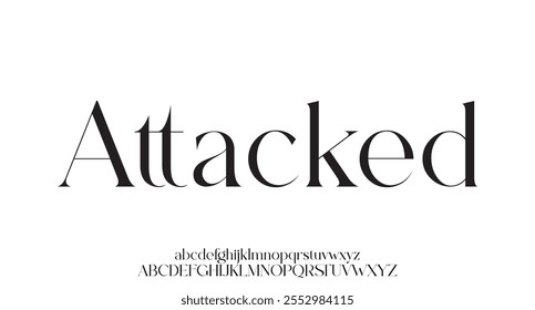 Elegant Font, aesthetic, Uppercase Lowercase and Number. wedding font, Classic Lettering Minimal Fashion Designs. Typography modern serif fonts regular decorative vintage concept. vector illustration
