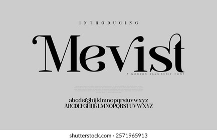 Elegant Font, aesthetic, Uppercase Lowercase and Number. wedding font, Classic Lettering Minimal Fashion Designs. Typography modern serif fonts regular decorative vintage concept. vector illustration