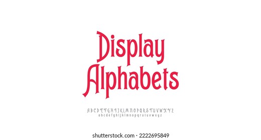 Elegant font alphabet letters Font. Minimal modern urban fonts for logo, brand etc. Typography vector illustration