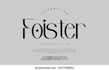 Elegant font alphabet uppercase lowercase and number. Classic lettering minimal fashion designs. Typography modern serif fonts regular decorative vintage concept. Vector illustration
