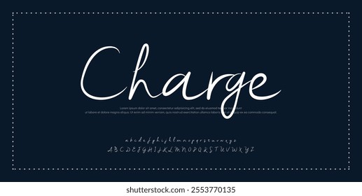 Elegant font alphabet uppercase lowercase and number. Classic lettering minimal fashion designs. Typography modern serif fonts regular decorative vintage concept. Vector illustration