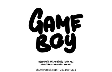 Elegant Font. Groovy Font. Graffiti Font. Creative Hand Drawn Uppercase. Street Art Classic Lettering Fashion Designs Typography modern serif decorative vintage concept vector illustration