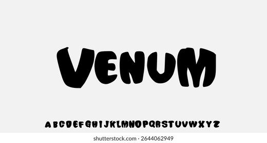 Elegant Font. Groovy Font. Graffiti Font. Creative Hand Drawn Uppercase. Street Art Classic Lettering Fashion Designs Typography modern serif decorative vintage concept vector illustration