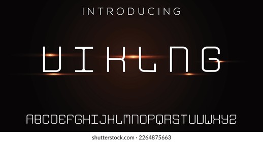 elegant font luxury alphabet set