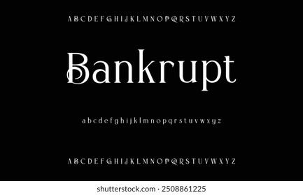 Elegant font and numbering for alphabet letters. Vector illustration of lovely wedding classic writing serif fonts decorated vintage retro theme.