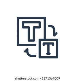 Elegant Font Pairing Strategies Vector Icon Illustration