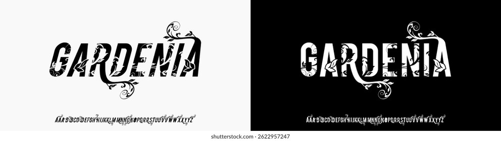 Elegant Font, Uppercase, Classic Lettering Minimal Fashion Designs. Typography modern sans-serif fonts regular decorative vintage concept. vector illustration