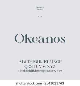 Elegant Font Uppercase Lowercase Greek Inpire