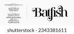 Elegant Font Uppercase Lowercase Number And Ampersand. Classic Lettering Minimal Fashion Designs. Typography modern serif fonts regular decorative vintage concept. vector illustration
