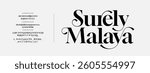 Elegant Font Uppercase Lowercase And Number. Classic Lettering Minimal Fashion Designs. Typography modern serif fonts regular decorative vintage concept. vector illustration