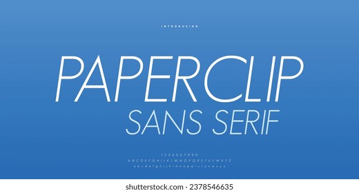 Elegant Font Uppercase Lowercase and Number. Classic Lettering Minimal Fashion Designs. Typography modern san serif fonts regular decorative vintage concept. vector illustration