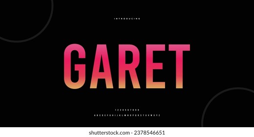 Elegant Font Uppercase Lowercase and Number. Classic Lettering Minimal Fashion Designs. Typography modern san serif fonts regular decorative vintage concept. vector illustration