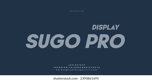 Elegant Font Uppercase Lowercase and Number. Classic Lettering Minimal Fashion Designs. Typography modern Sen serif fonts regular decorative vintage concept. vector illustration