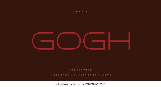 Elegant Font Uppercase Lowercase and Number. Classic Lettering Minimal Fashion Designs. Typography modern Sen serif fonts regular decorative vintage concept. vector illustration