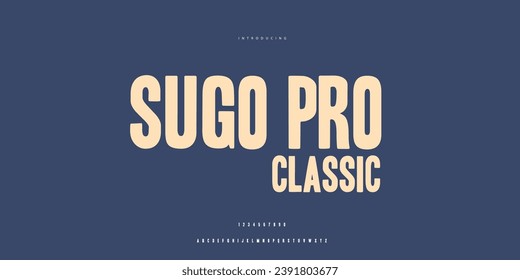 Elegant Font Uppercase Lowercase and Number. Classic Lettering Minimal Fashion Designs. Typography modern Sen serif fonts regular decorative vintage concept. vector illustration