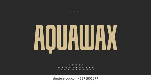 Elegant Font Uppercase Lowercase and Number. Classic Lettering Minimal Fashion Designs. Typography modern Sen serif fonts regular decorative vintage concept. vector illustration