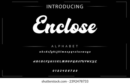 Elegant Font Uppercase Lowercase and Number. Classic Lettering Minimal Fashion Designs. Typography modern serif fonts regular decorative vintage concept. vector illustration