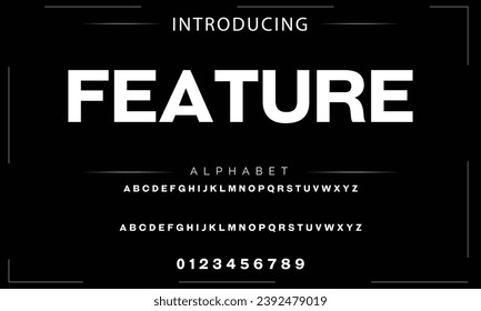 Elegant Font Uppercase Lowercase and Number. Classic Lettering Minimal Fashion Designs. Typography modern serif fonts regular decorative vintage concept. vector illustration