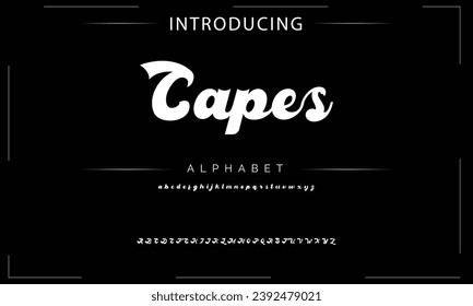 Elegant Font Uppercase Lowercase and Number. Classic Lettering Minimal Fashion Designs. Typography modern serif fonts regular decorative vintage concept. vector illustration