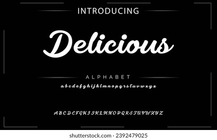 Elegant Font Uppercase Lowercase and Number. Classic Lettering Minimal Fashion Designs. Typography modern serif fonts regular decorative vintage concept. vector illustration