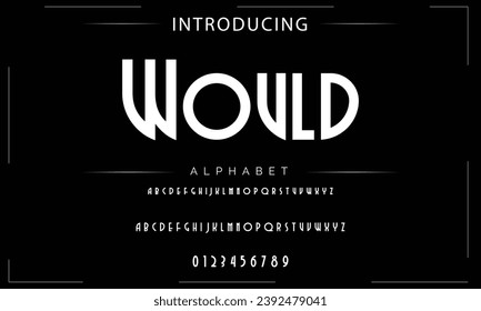 Elegant Font Uppercase Lowercase and Number. Classic Lettering Minimal Fashion Designs. Typography modern serif fonts regular decorative vintage concept. vector illustration