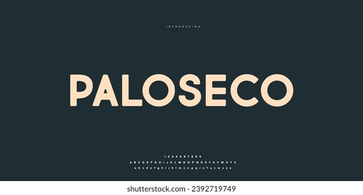 Elegant Font Uppercase Lowercase and Number. Classic Lettering Minimal Fashion Designs. Typography modern Sen Serif fonts regular decorative vintage concept. vector illustration.