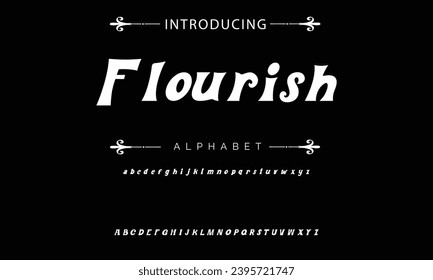 Elegant Font Uppercase Lowercase and Number. Classic Lettering Minimal Fashion Designs. Typography modern serif fonts regular decorative vintage concept. vector illustration